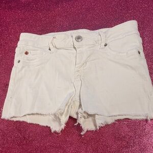 Hudson Jeans White Denim Shorts